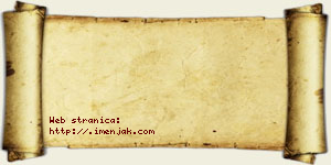 Jasmina Berček vizit kartica